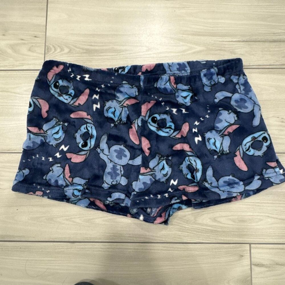 Brand new Disney Lilo & Stitch fleece lounge shorts fuzzy‎ size xl
